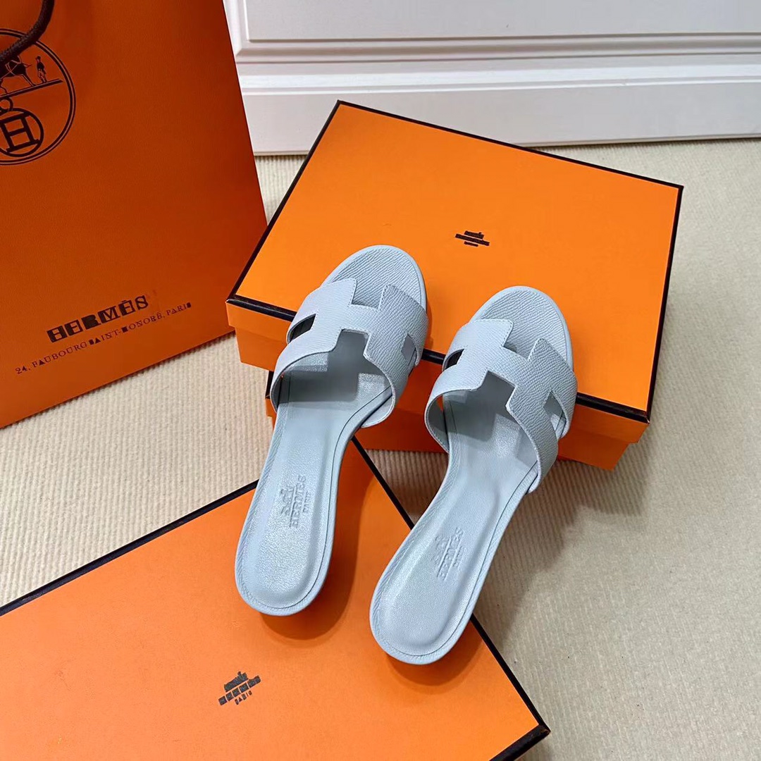 에르메스 올수공 오아시스 슬리퍼 샌들 앱송 24